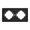 Минифото #2 товара Рамка пластиковая FRM-TENDO-SFPL-2-BK (Arlight, -)