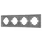 Минифото #1 товара Рамка пластиковая FRM-TENDO-PL-4-GR (Arlight, -)
