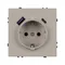 Минифото #2 товара Механизм розетки с USB зарядкой SCT-NOBE-MUAC-SFPL-CA (230V, 16A) (Arlight, Кашемир)
