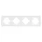 Минифото #2 товара Рамка пластиковая FRM-TENDO-SFPL-4-WH (Arlight, -)