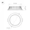 Минифото #3 товара Светильник MS-MIST-BUILT-R145-15W Warm3000 (WH, 110 deg, 230V) (Arlight, IP54 Металл, 5 лет)