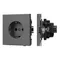 Минифото #1 товара Механизм электрической розетки SCT-TENDO-MEU1-SFPL-GR (230V, 16A) (Arlight, -)
