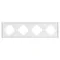 Минифото #3 товара Рамка пластиковая FRM-TENDO-SFPL-4-WH (Arlight, -)
